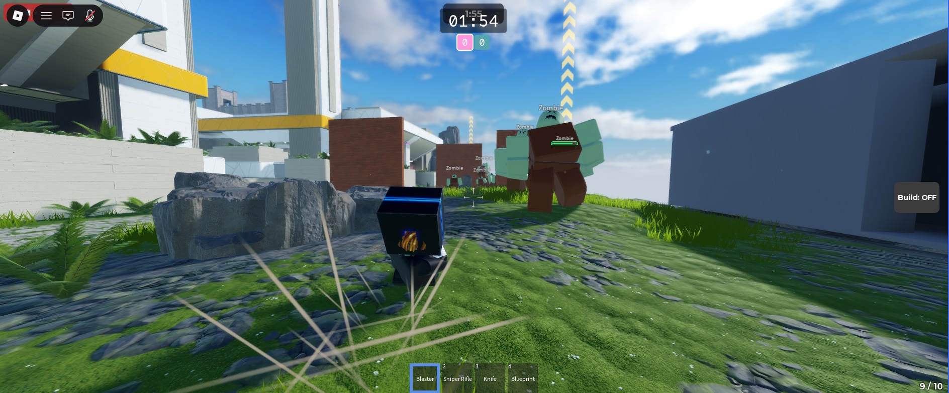 銃ゲームの応募作品スクリーンショット